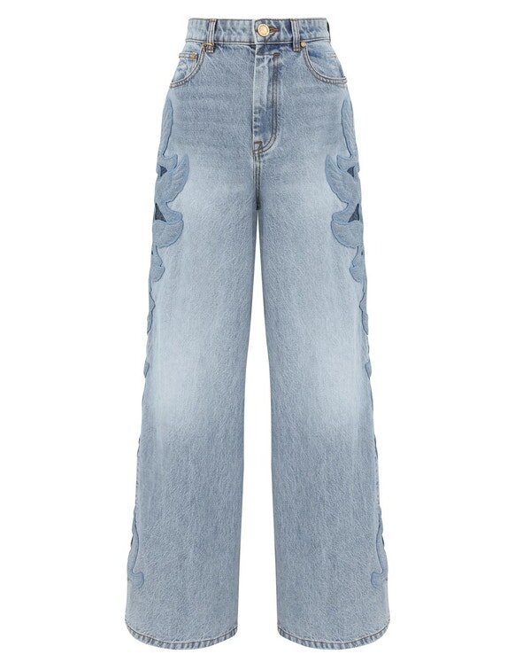 Alchemy Applique Relaxed Flare Sea Foam Online Alchemy Applique Relaxed Flare Sea Foam Online