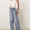 Alchemy Applique Relaxed Flare Sea Foam Online Alchemy Applique Relaxed Flare Sea Foam Online