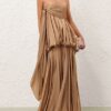 Alchemy Billow Maxi Dress Champagne Online Alchemy Billow Maxi Dress Champagne Online