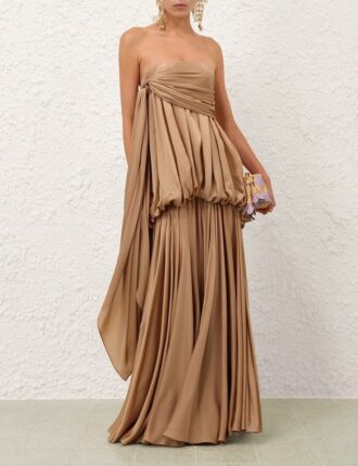 Alchemy Billow Maxi Dress Champagne Online