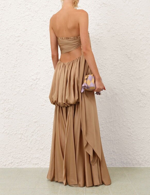 Alchemy Billow Maxi Dress Champagne Online Alchemy Billow Maxi Dress Champagne Online