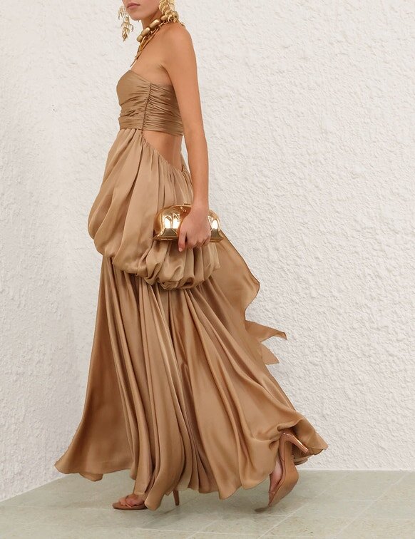 Alchemy Billow Maxi Dress Champagne Online Alchemy Billow Maxi Dress Champagne Online