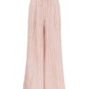 Alchemy Linen Wide Pant Pink Chocolate Stripe Online Alchemy Linen Wide Pant Pink Chocolate Stripe Online