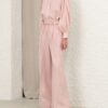 Alchemy Linen Wide Pant Pink Chocolate Stripe Online Alchemy Linen Wide Pant Pink Chocolate Stripe Online