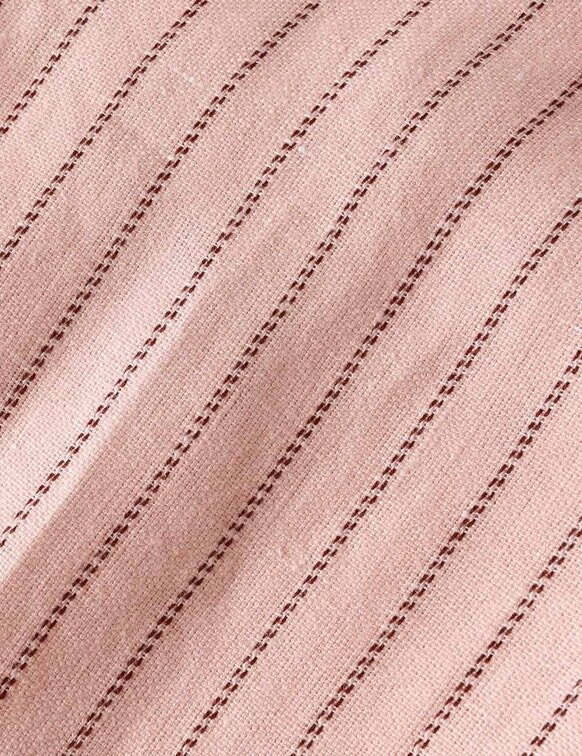 Alchemy Linen Wide Pant Pink Chocolate Stripe Online Alchemy Linen Wide Pant Pink Chocolate Stripe Online