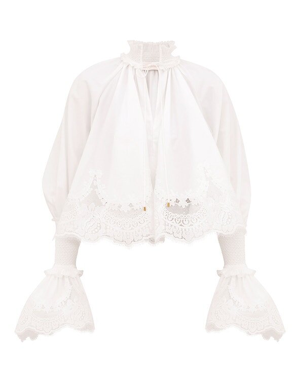 Alchemy Shirred Blouse Ivory Online Alchemy Shirred Blouse Ivory Online