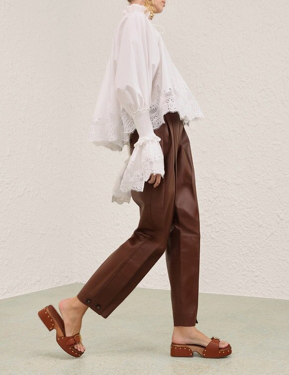 Alchemy Shirred Blouse Ivory Online Alchemy Shirred Blouse Ivory Online