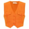 Alchemy Wool Waistcoat Sunset Orange Online Alchemy Wool Waistcoat Sunset Orange Online