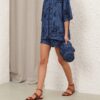 Aster Embroidered Denim Short Railway Blue Online Aster Embroidered Denim Short Railway Blue Online