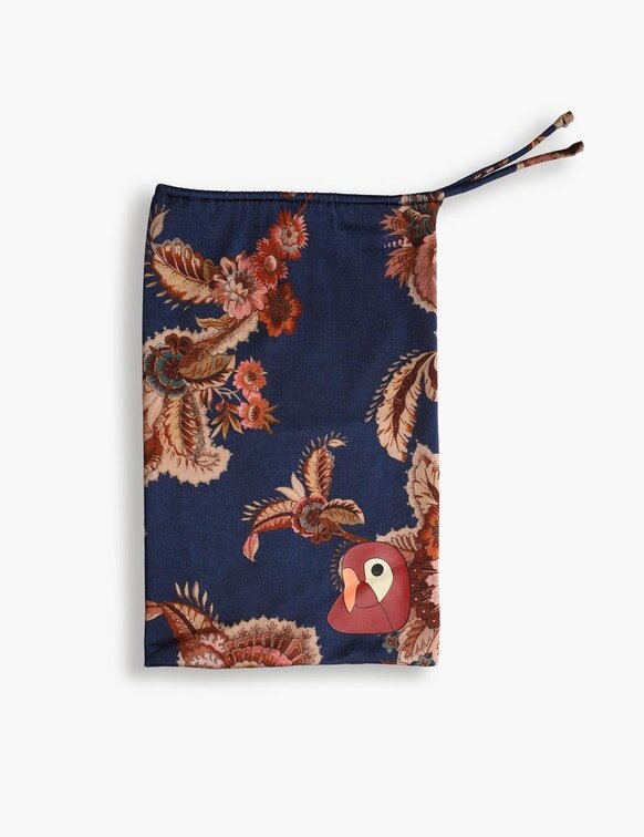 Aster Kids Cross Back Bikini Navy Jacobean Online Aster Kids Cross Back Bikini Navy Jacobean Online