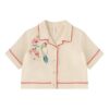 Aster Kids Embroidery Shirt Ivory Online