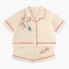 Aster Kids Embroidery Shirt Ivory Online