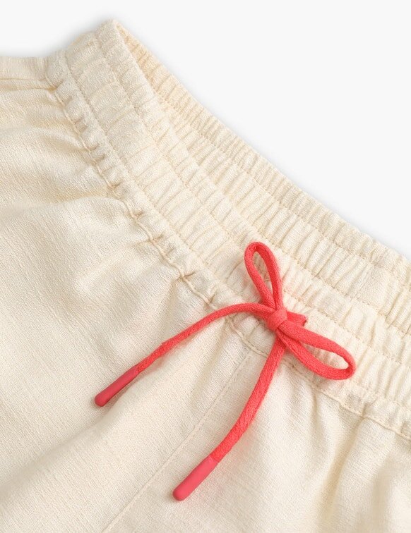 Aster Kids Embroidery Short Ivory Online Aster Kids Embroidery Short Ivory Online