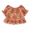 Aster Kids Frill Sleeve Top Pink Paisley Floral Online