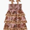Aster Kids Tiered Dress Muave Jacobean Online Aster Kids Tiered Dress Muave Jacobean Online