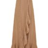 Aster Metallic Pointelle Skirt Metallic Gold Online Aster Metallic Pointelle Skirt Metallic Gold Online