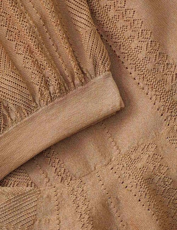 Aster Metallic Pointelle Skirt Metallic Gold Online Aster Metallic Pointelle Skirt Metallic Gold Online