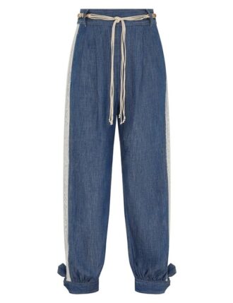 Awaken Denim Harem Pant Railway Blue Online