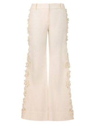 Awaken Embroidered Pant Cream Online