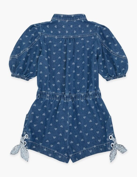 Awaken Kids Denim Playsuit Jacquard Blue Online Awaken Kids Denim Playsuit Jacquard Blue Online