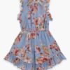Awaken Kids Flip Dress Denim Floral Multi Online