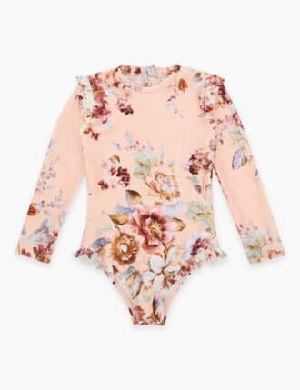 Awaken Kids Long Sleeve 1Pc Guava Floral Multi Online