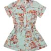 Awaken Kids Pocket Playsuit Mint Floral Multi Online
