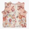 Awaken Kids Sleeveless Top Ivory Floral Multi Online