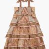 Awaken Kids Tiered Dress Tapestry Sand Multi Online Awaken Kids Tiered Dress Tapestry Sand Multi Online