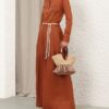 Awaken Wide Leg Pant Cinnamon Online