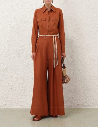 Awaken Wide Leg Pant Cinnamon Online