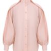 Billow Blouse Light Pink Online Billow Blouse Light Pink Online