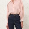 Billow Blouse Light Pink Online Billow Blouse Light Pink Online