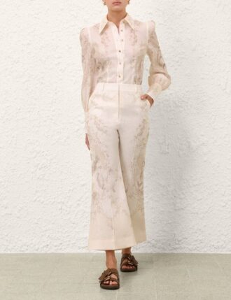 Cropped Flare Pant Mermaid Toile Online