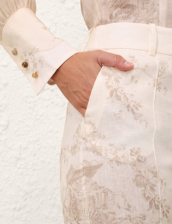 Cropped Flare Pant Mermaid Toile Online Cropped Flare Pant Mermaid Toile Online