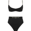 Daylight Chain Scoop Bikini Black Online