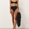 Daylight Chain Scoop Bikini Black Online
