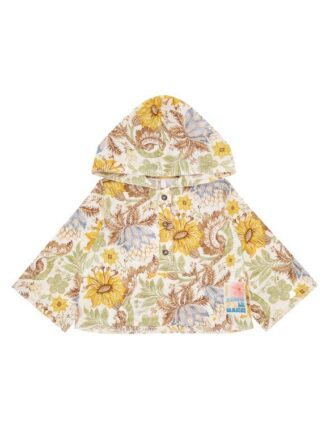 Daylight Kids Hooded Coverup Stamp Floral Cream Online