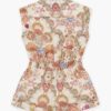 Daylight Kids Pocket Playsuit Wallpaper Floral Cream Online Daylight Kids Pocket Playsuit Wallpaper Floral Cream Online