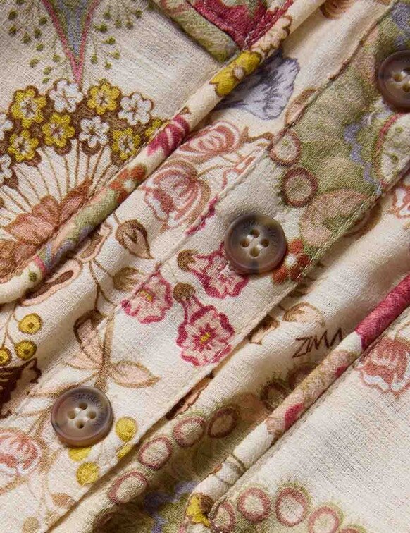 Daylight Kids Pocket Playsuit Wallpaper Floral Cream Online Daylight Kids Pocket Playsuit Wallpaper Floral Cream Online