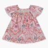 Daylight Kids Smocked Dress Rust Floral Online