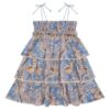 Daylight Kids Tiered Dress Bandana Floral Denim Online