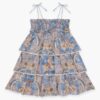 Daylight Kids Tiered Dress Bandana Floral Denim Online