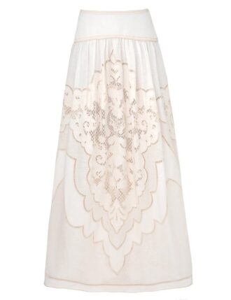 Daylight Maxi Skirt Cream Online