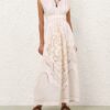 Daylight Waisted Dress Cream Online
