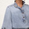 Denim Blouse Sea Foam Online