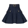 Denim Cargo Mini Skirt Harbour Blue Online Denim Cargo Mini Skirt Harbour Blue Online