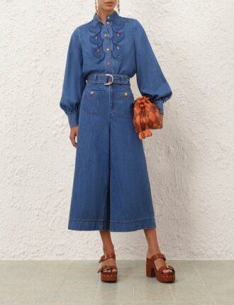 Denim Culotte Bay Blue Online