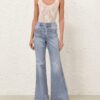 Denim Flare Jean Sea Foam Online Denim Flare Jean Sea Foam Online