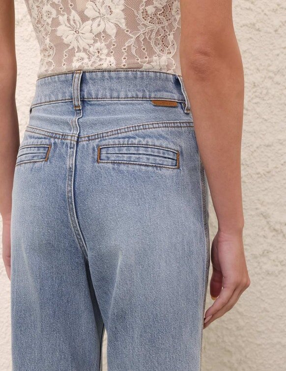 Denim Flare Jean Sea Foam Online Denim Flare Jean Sea Foam Online